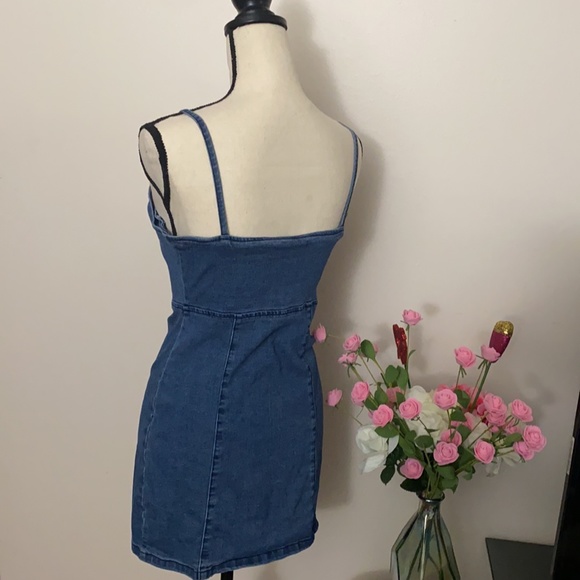 🌟💕Button Down Denim Dress🌟💕SMALL - Picture 2 of 3